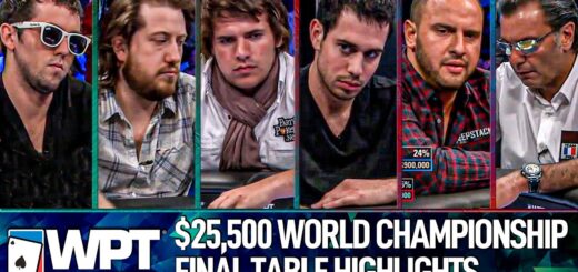 $25,500 High Roller Final Table Highlights WPT World Championship