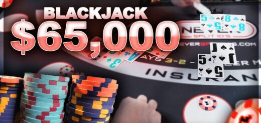 $65,000 High Roller Blackjack - INSANE BETS - #144