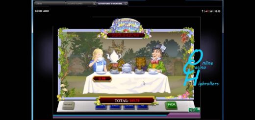 Adventures in Wonderland - Bonus Game - Online Casino High Rollers