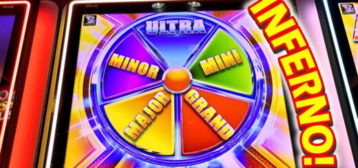 DOUBLE GENIUS ON MONEYBALL INFERNO!!!! * UPPING THE BET!!! - Las Vegas Casino Slot Machine Bonus Win