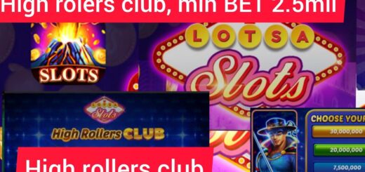 Free Casino game LOTSA slots, 939 milions, high rollers club, free spin on start