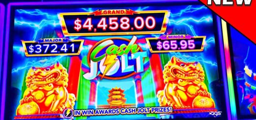 I FOUND 2 COOL NEW CASH JOLT GAMES!!!! - New Las Vegas Casino Slot Machine Bonus Win