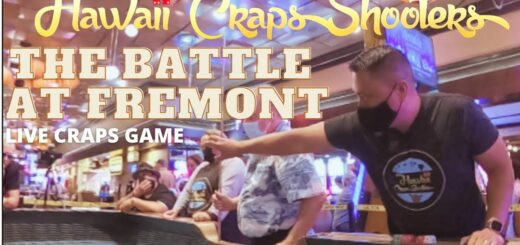 Live Craps Game! The Battle at the Fremont Casino Craps Table in Downtown Las Vegas