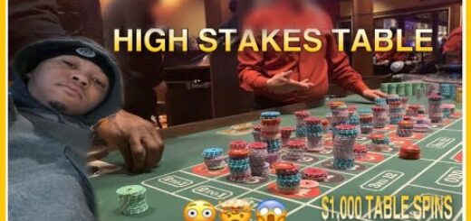 Live Roulette High Stakes $1000 Table Spins!