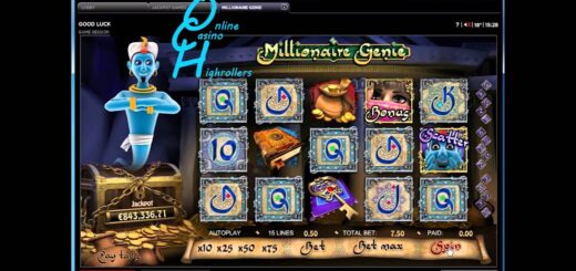 Millionaire Genie - Scatter Free Spins Bonus Game - Online Casino High Rollers