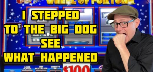 $100 SPINS on Wheel of Fortune full slot play. Took on the big DOG ?