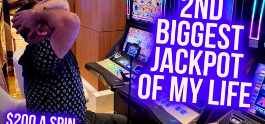 2nd BIGGEST JACKPOT Of My Life ! Winning Mega Bucks On Slot Machine