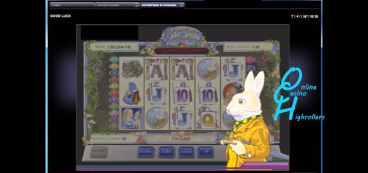 Adventures in Wonderland - Free Spins Bonus - Online Casino High Rollers