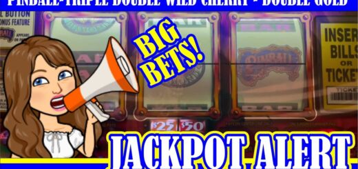 ?BIG JACKPOT! Old School PINBALL ? Triple Double WILD CHERRY ? DOUBLE GOLD $10-$100 BETS! ?