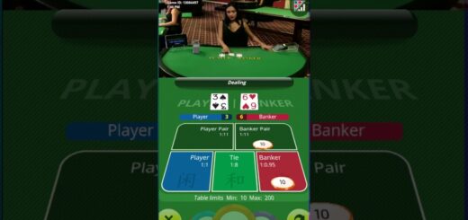 Baccarat Live by Ezugi - Mobile version