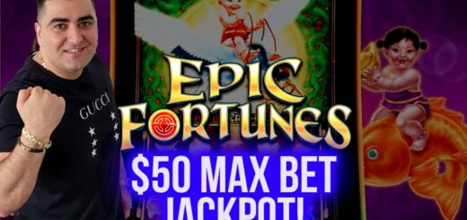 EPIC FORTUNE Slot HANDPAY JACKPOT - $50 Max Bet | Winning At Casinos In Las Vegas | SE-4 | EP-6