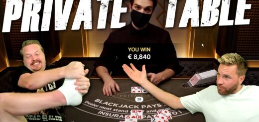 HIGH ROLLER Blackjack Action!