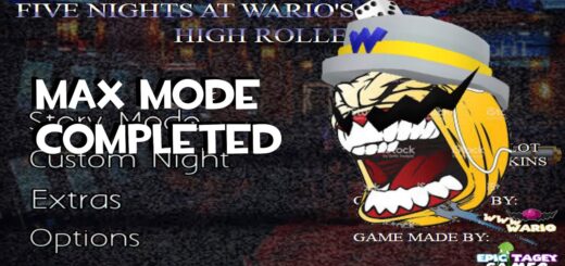 MAX MODE COMPLETED + CUTSCENE | FNAW High Rollers