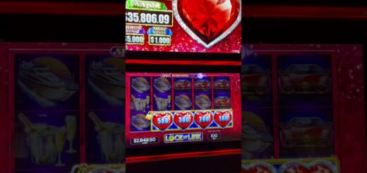 $100 A Spin Lock It Link Slot Machine JACKPOT #shorts