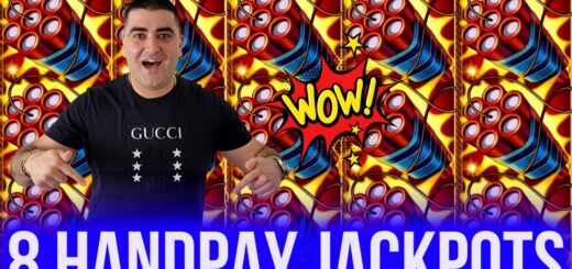 8 HANDPAY JACKPOTS On High Limit Lock It Link Slot Machines | Winning Mega Bucks On Slots