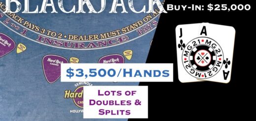 BLACKJACK Season 3: Ep 25 $25,000 BUY-IN ~ High Limit Play W/ $3500 Hands ~ WITH DOUBLES & SPLITS 21