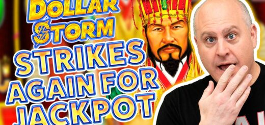 ⚡ Dollar Storm Strikes Again for Jackpot ⛵ Emperor’s Treasure Bonus Round Win on Max Bet!