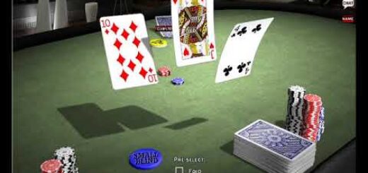 Egg plays Trendpoker 3D Free Online Poker #01 One Round