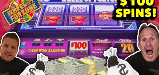 HANDPAY!!! $100 Wheel of Fortune & Triple Diamond Bonus Wins @ Hard Rock Tampa & The Atlantis Reno