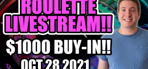 LIVE: ROULETTE! FIRST LIVESTREAM! $1000 Buy In! Oct 28th 2021