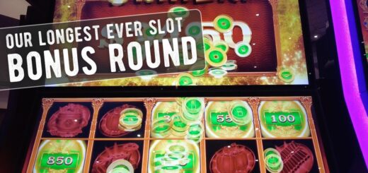 Our Longest Slot Play Bonus Round EVER: 12 MINUTES of Free Games on a Minimum Bet!