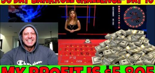 Professional Gambler Christopher Mitchell's 30 Day Bankroll Challenge (Day 10).