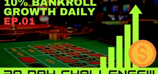 Roulette Bankroll Growth - Ep.01 #roulette #rouletteonline #strategy #dailychallenge #dailyvlog