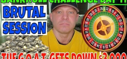 Roulette LIVE- Professional Gambler Christopher Mitchell Gets Into A $3,000 Hole.