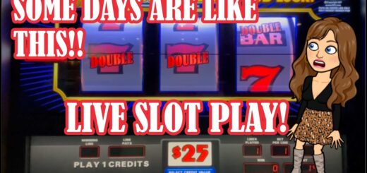 ‼️Slot Machine Live Play! $25 OLD SCHOOL DOUBLE GOLD-2x5x10x ? QUICK HITS-WILLY WONKA-LAS VEGAS!