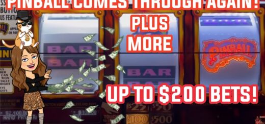 ?WOW! Old School PINBALL Slot Machine COMES THROUGH AGAIN ? Trip Dbl Red HOT Strike-Gold Doubloon?