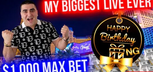 ? $1,000 MAX BET Live Stream! High Rolling In Las Vegas Casino