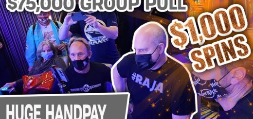 ? $1,000 SPINS & $75,000 IN! ? UNBELIEVABLE Slot Machine Group Pull in VEGAS on Dragon Cash