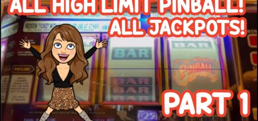 ?ALL HIGH LIMIT PINBALL SLOT MACHINES ? Mix of Old School & New ?PART 1 ALL JACKPOTS ?
