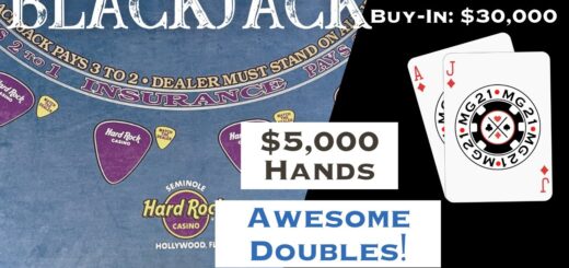BLACKJACK Season 3: Ep 35 $30,000 BUY-IN ~High Limit Play W/ $5000 Hands ~ WITH BIG DOUBLES & SPLITS