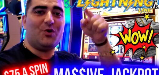 High Limit Lightning Link MASSIVE JACKPOT - $75 A Spin | Winning Mega Bucks On Slot Machine