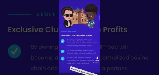 High rollers casino .. Passive income NFT .. Metaverse ??
