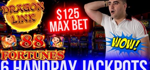 How It's Possible? Massive Comeback & 6 HANDPAY JACKPOTS On High Limit Slots - $125 Max Bets