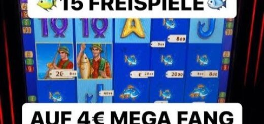 Let’s Zock Fishin Frenzy 4 Euro ? 15 Freispiele MEGA WIN Merkur Magie Automat Spielhalle Novoline