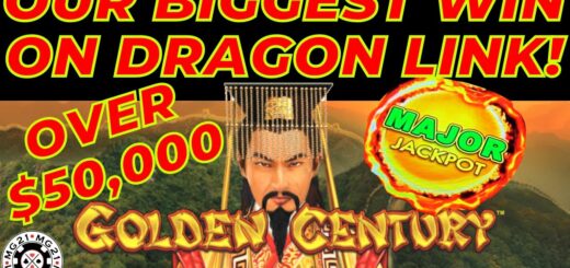 MASSIVE HANDPAY JACKPOT OVER $50,000 HIGH LIMIT Dragon Link Golden Century ~ $250 Bonus Slot Machine