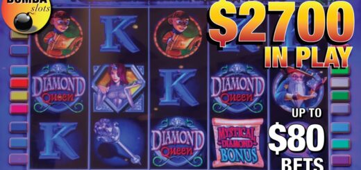 ?? Diamond Queen ~ Black Widow up to $80 Spins ~ Wynn Las Vegas Casino Slot Machine Play