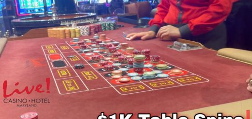 I Hit Big on The First Spin at Live! Casino & Hotel Maryland Roulette Tables.  $1K TABLE SPINS
