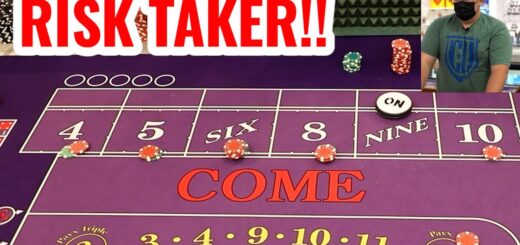 ? RISK TAKER? 30 Roll Craps Challenge - WIN BIG or BUST #85