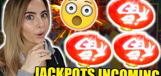 up to $125/Spin ? Lands 3 JACKPOT HANDPAYS ?ON DRAGON LINK?