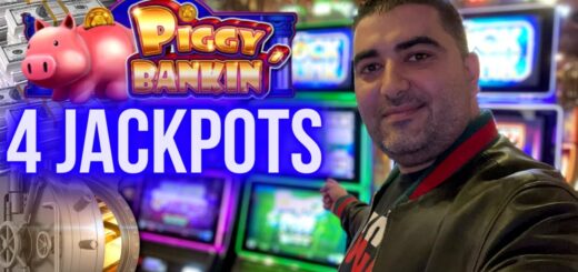 4 HANDPAY JACKPOTS  High Limit Lock It Link Slots | Las Vegas Casinos Jackpot Winners | SE-9 | EP-15