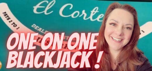 BLACKJACK at the EL CORTEZ in LAS VEGAS!! DANIELLE GOES ONE ON ONE!!