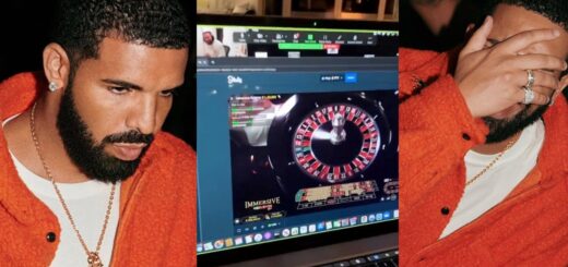 DRAKE TRIES ONLINE GAMBLING
