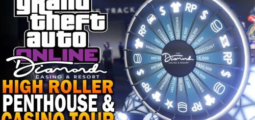 GTA 5 Online Diamon Casino Lucky Wheel, HIGH ROLLER Penthouse & Casino Tour
