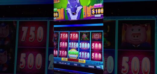 Huff N Puff Slot Machine JACKPOT #Shorts