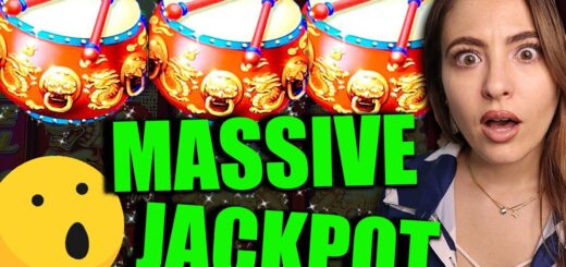 MASSIVE JACKPOT on DANCING DRUMS High Limit Slot Machine