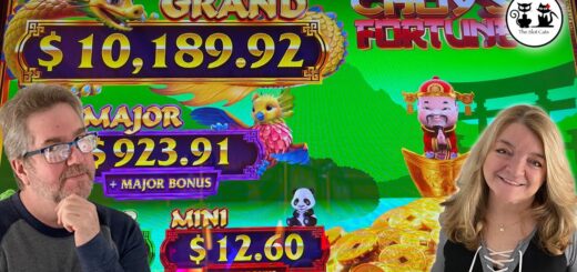 NEW GAME CHOY'S FORTUNE 3 REEL SLOT! HIGH ROLLER WHEEL OF FORTUNE - CAN HEIDI CAT GET THE WHEEL?